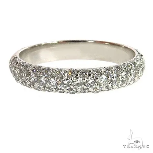 RINA - For Him CUSTOM CVD 3 Row Diamond Wedding Band Lab 69159 in Rose Gold / 5 – Ring
