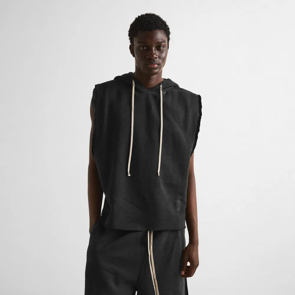 Rick Owens Drkshdw Rick DS Hooded Tunic Sn63 detail 2