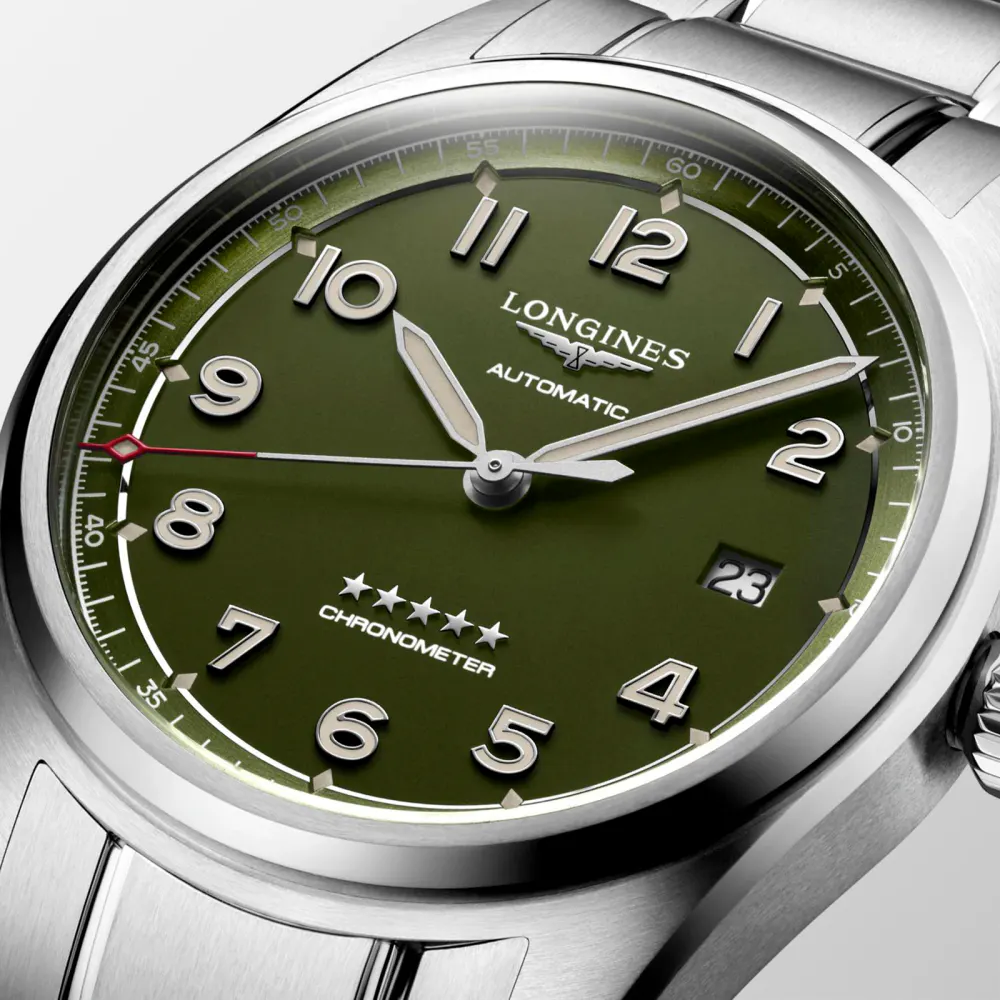 Longines Spirit 40mm Mens Watch in Green, additional product view 3
