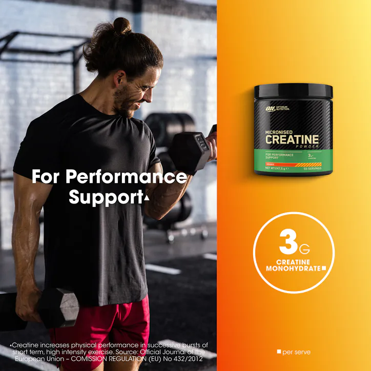 Optimum Nutrition Creatine Monohydrate Orange 247.5g detail 3
