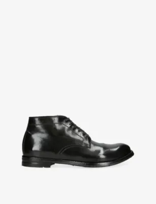 OFFICINE CREATIVE Anatomia Lace-Up Chukka Boots - EUR 45 / 11 UK MEN in BLACK – Mens | Boots | Chelsea boots