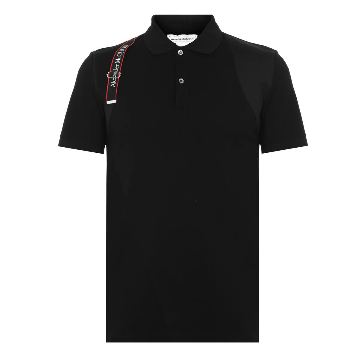 Alexander McQueen Tape Harness Polo Shirt