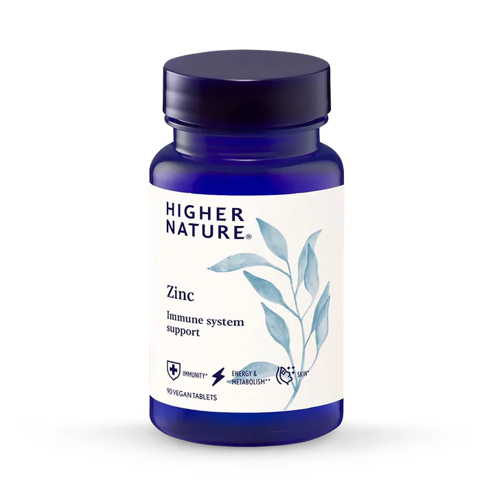 Higher Nature Zinc 90 Capsules – Vitamins & Supplements > Minerals > Zinc
