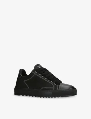 NUMERIS Atelier Suede Trainers - EUR 44 / 10 UK MEN in BLACK, additional product view 3