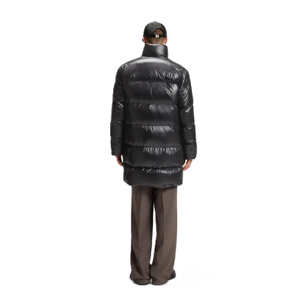 Hugo Men's Magnus In Overcoat in Black, additional product view 2