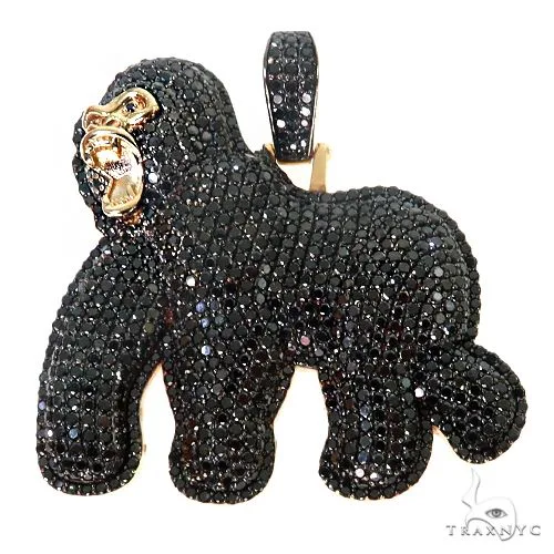 RINA - For Him FACTORY Custom Made Gorilla Pendant 67506 in Rose Gold – Pendant
