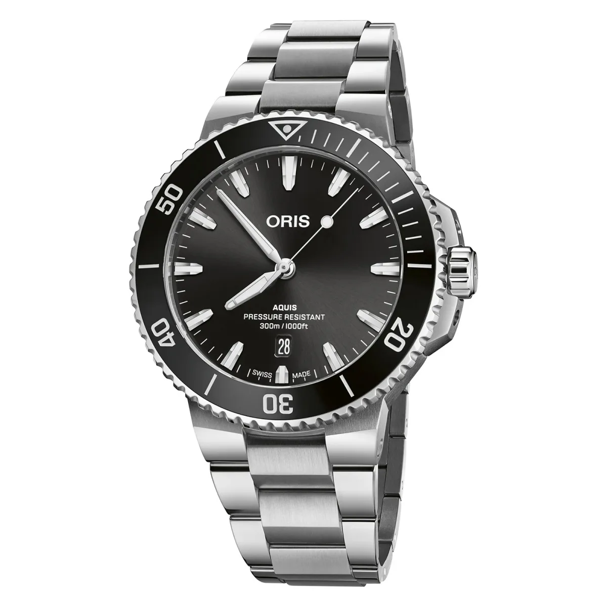 Oris Aquis Date 43.5mm Black Dial Mens Watch
