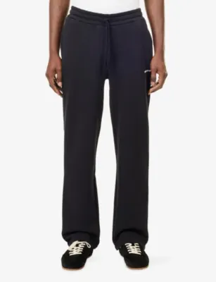 THE COUTURE CLUB Micro Copyright Logo-Print Cotton Jogging Bottoms detail 3