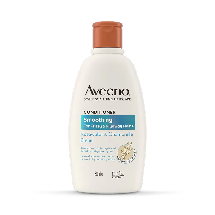 Aveeno Smoothing+ Rose Water & Chamomile Blend Conditioner 300ml