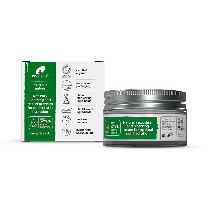 Dr Organic Aloe Vera Concentrated Cream 50ml detail 2