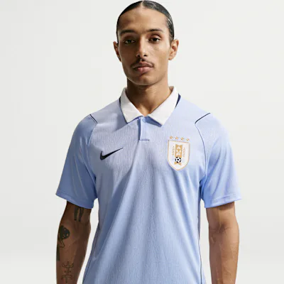 Nike Uruguay 2026 Stadium Home Men's Nike Dri-FIT Football Replica Shirt - Royal Tint/Obsidian