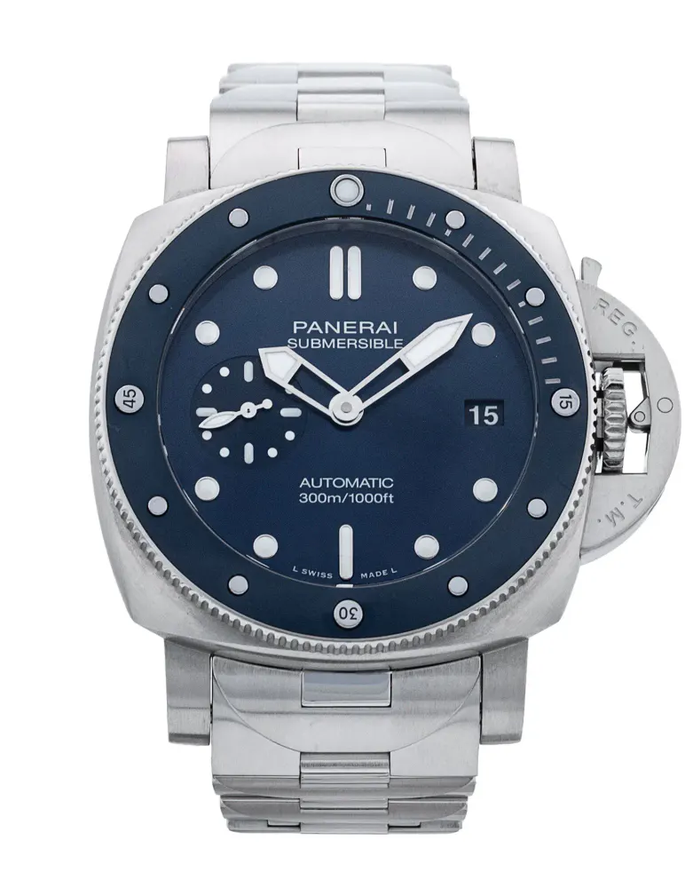 Panerai Submersible PAM01068 — 2022 — Excellent in Blue – Pre-owned watches