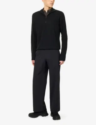 VEILANCE Half-Zip Conic Knit Wool Jumper detail 2