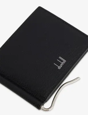 DUNHILL Duke Fine Leather 6cc Money Clip Wallet detail 2