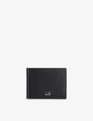 DUNHILL Duke Fine Leather 6cc Money Clip Wallet