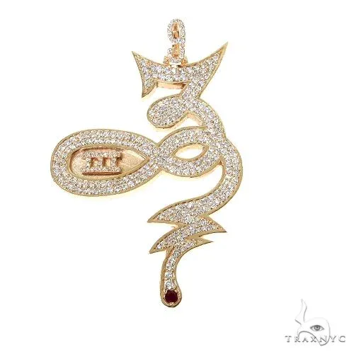 RINA - For Him CUSTOM Custom Made Diamond Pendant 67561 in Rose Gold – Pendant