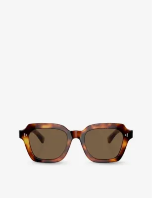 OLIVER PEOPLES OV5526SU Kienna square-frame tortoiseshell acetate sunglasses