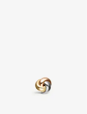 CARTIER Trinity classic gold cufflinks detail 2