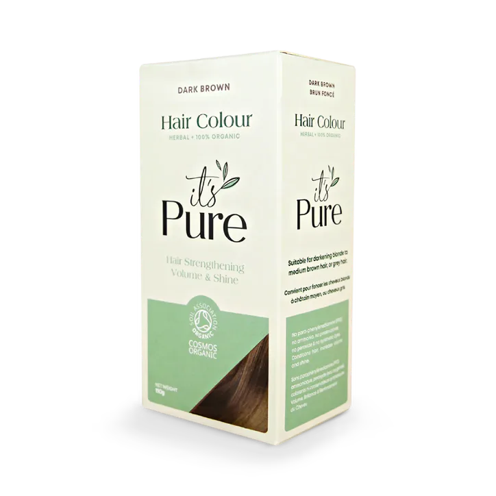 It's Pure Organic Herbal Hair Colour Dark Brown 110g