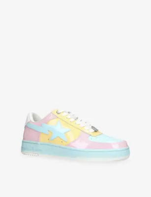 A BATHING APE BAPE STA Icon #6 M2 Leather Trainers - EUR 45 / 11 UK MEN in MULT/OTHER, additional product view 3