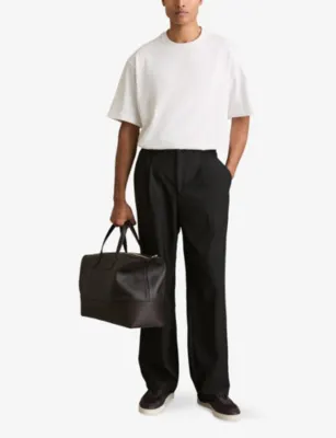 REISS Tate Relaxed-Fit Short-Sleeve Cotton T-Shirt detail 2