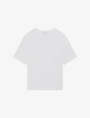 REISS Tate Relaxed-Fit Short-Sleeve Cotton T-Shirt