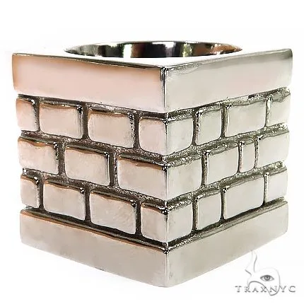 RINA - For Him CUSTOM Platinum Brick City Ring 68726 in 8 – Ring