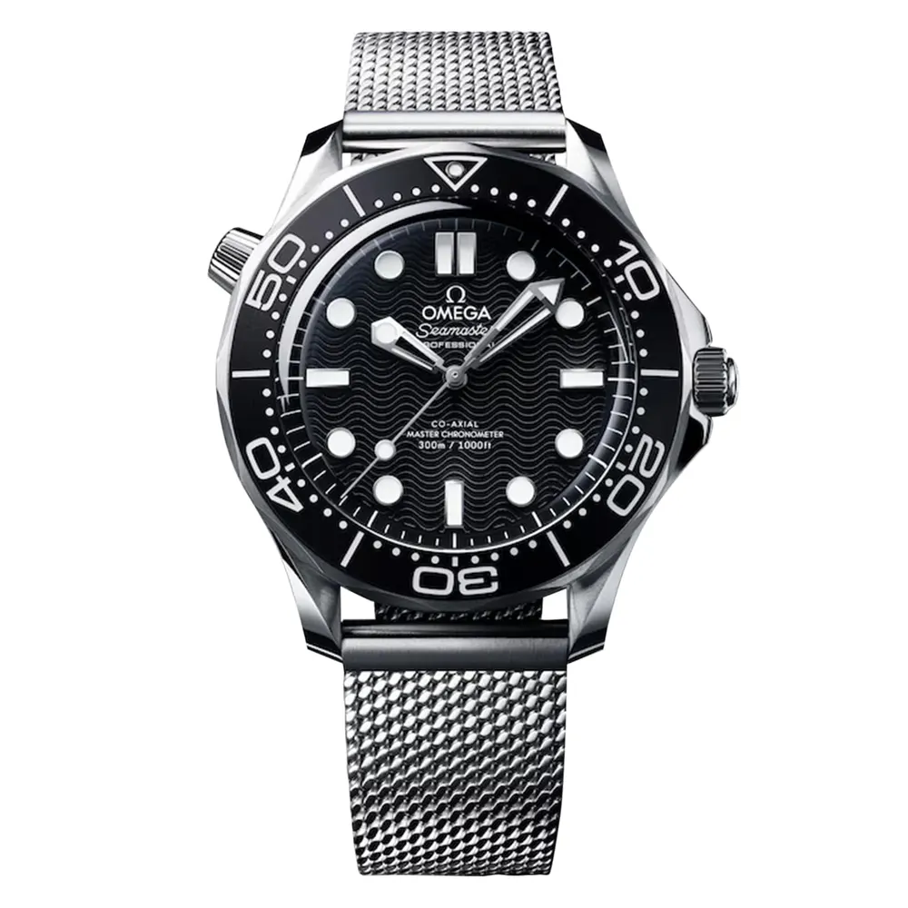 Omega Seamaster Diver 300M Black Dial 42mm Automatic Mens Watch detail 3