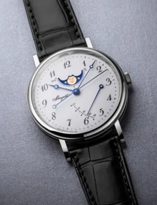 BREGUET Classique Phase de Lune 7787 18ct White-Gold Automatic Watch 39mm in WHITE GOLD, additional product view 2