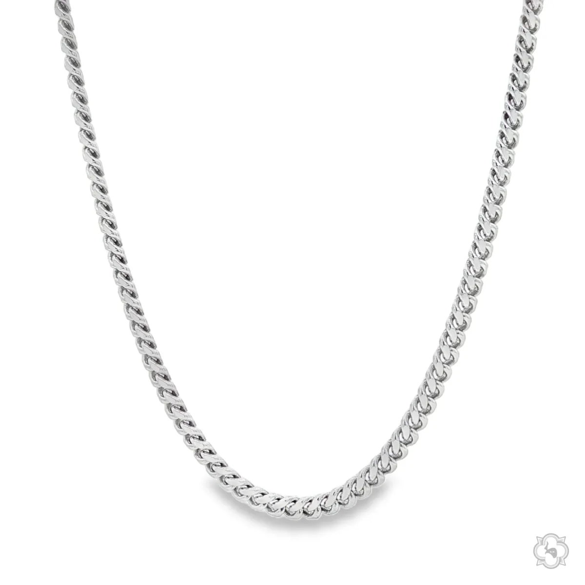 JALGAS - GOLDEN MOON .925 Silver Miami Cuban Chain 3.4mm 71272 in 18 Inches – Chain