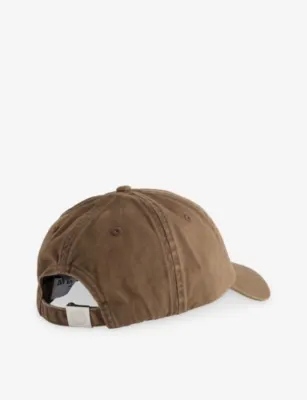 STONE ISLAND Brand-Embroidered Cotton Cap detail 3