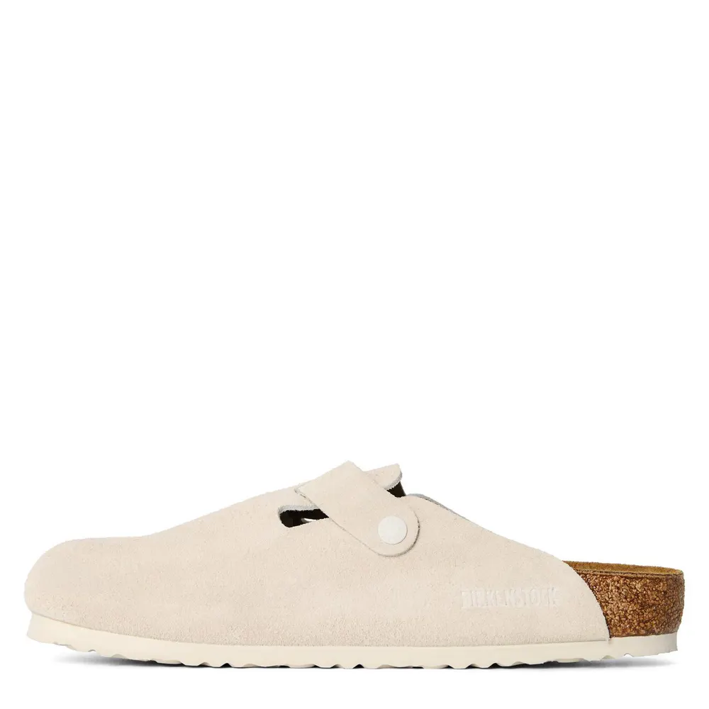 Birkenstock Bstk Boston Leve Clog 64 in Antique White, additional product view 2