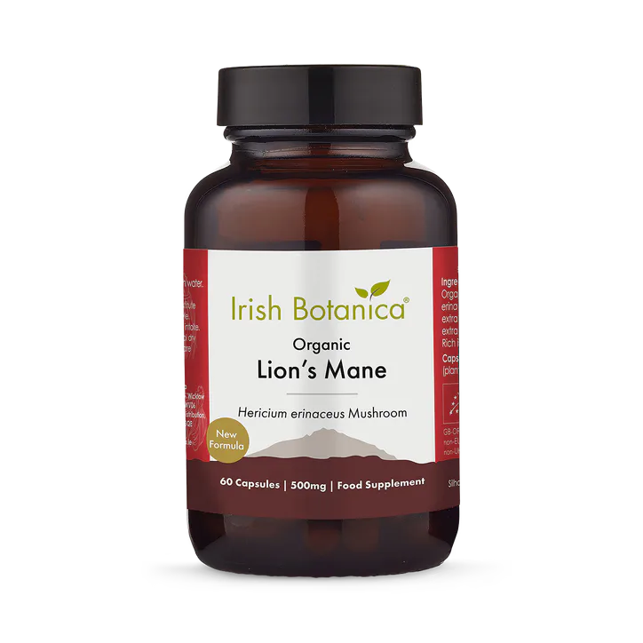 Irish Botanica Organic Lion's Mane Mushroom Capsules - 60's