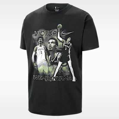 Nike Victor Wembanyama Men's Nike NBA T-Shirt - Black