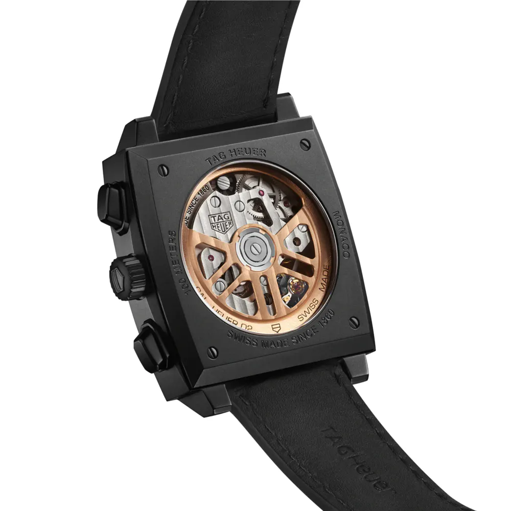 TAG Heuer Monaco Dark Lord 39mm Mens Watch detail 3