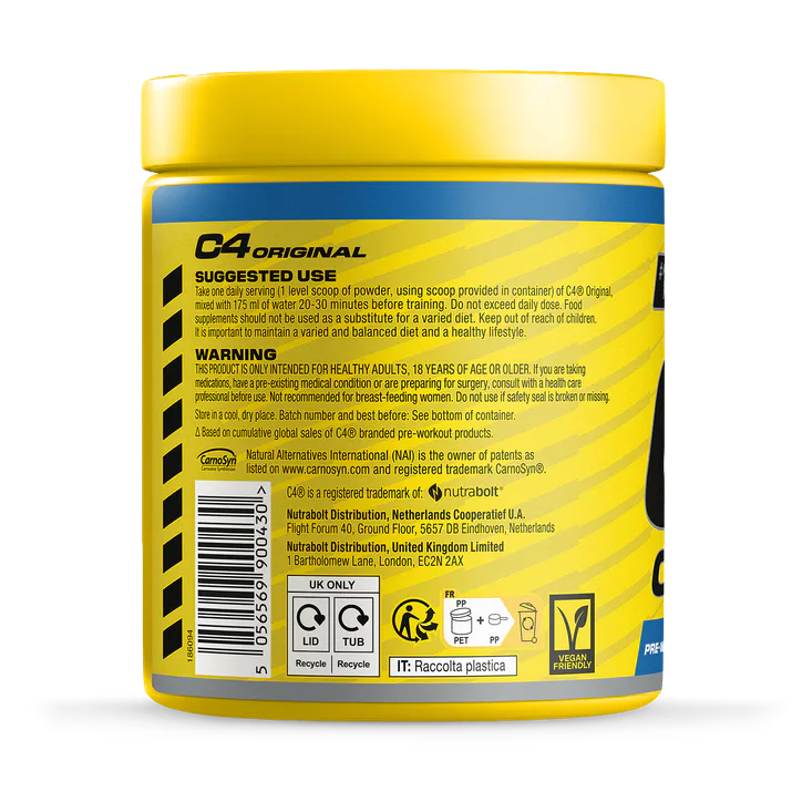 Cellucor C4 Original Pre-Workout Frozen Bombsicle Cherry Citrus 414g detail 2