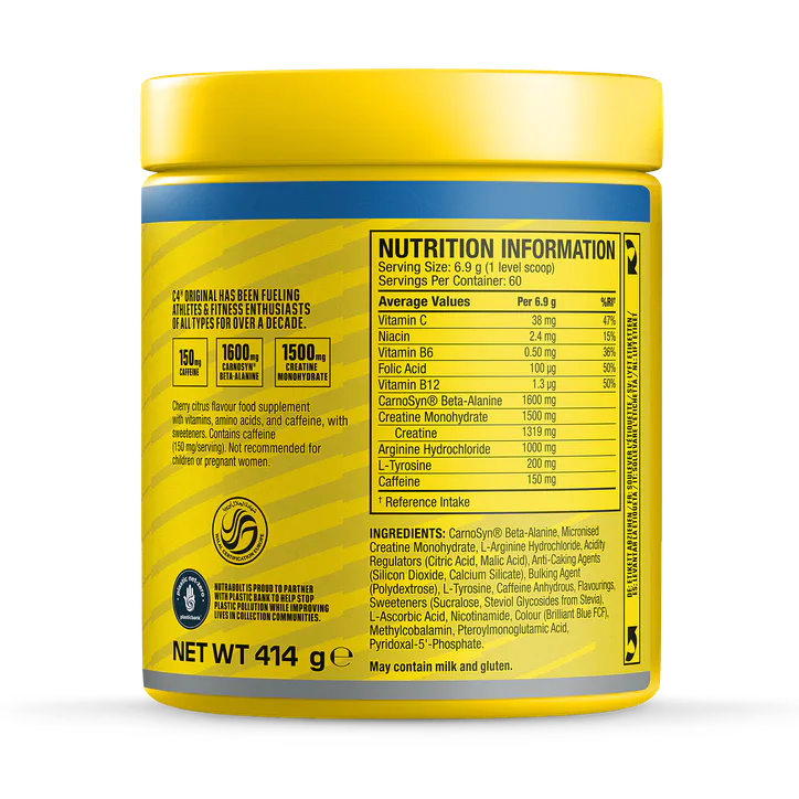 Cellucor C4 Original Pre-Workout Frozen Bombsicle Cherry Citrus 414g detail 3