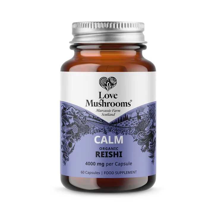 Love Mushrooms Organic Reishi 4000mg Capsules