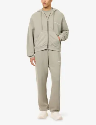 MKI MIYUKI-ZOKU Uniform Relaxed-Fit Cotton-Blend Hoodie detail 2