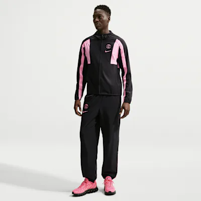 Nike Paris Saint-Germain Energy Men's Nike Football Woven Pants - Black/Pink Beam/Pink Beam