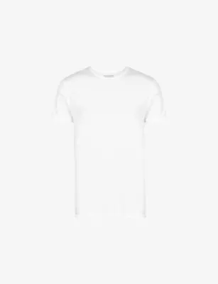 ALLSAINTS Figure regular-fit short-sleeve cotton T-shirt - CARTER GREY detail 2