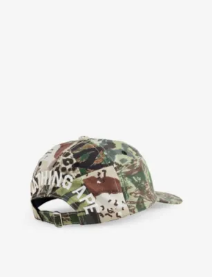 A BATHING APE Camouflage Patchwork Cotton Cap detail 3