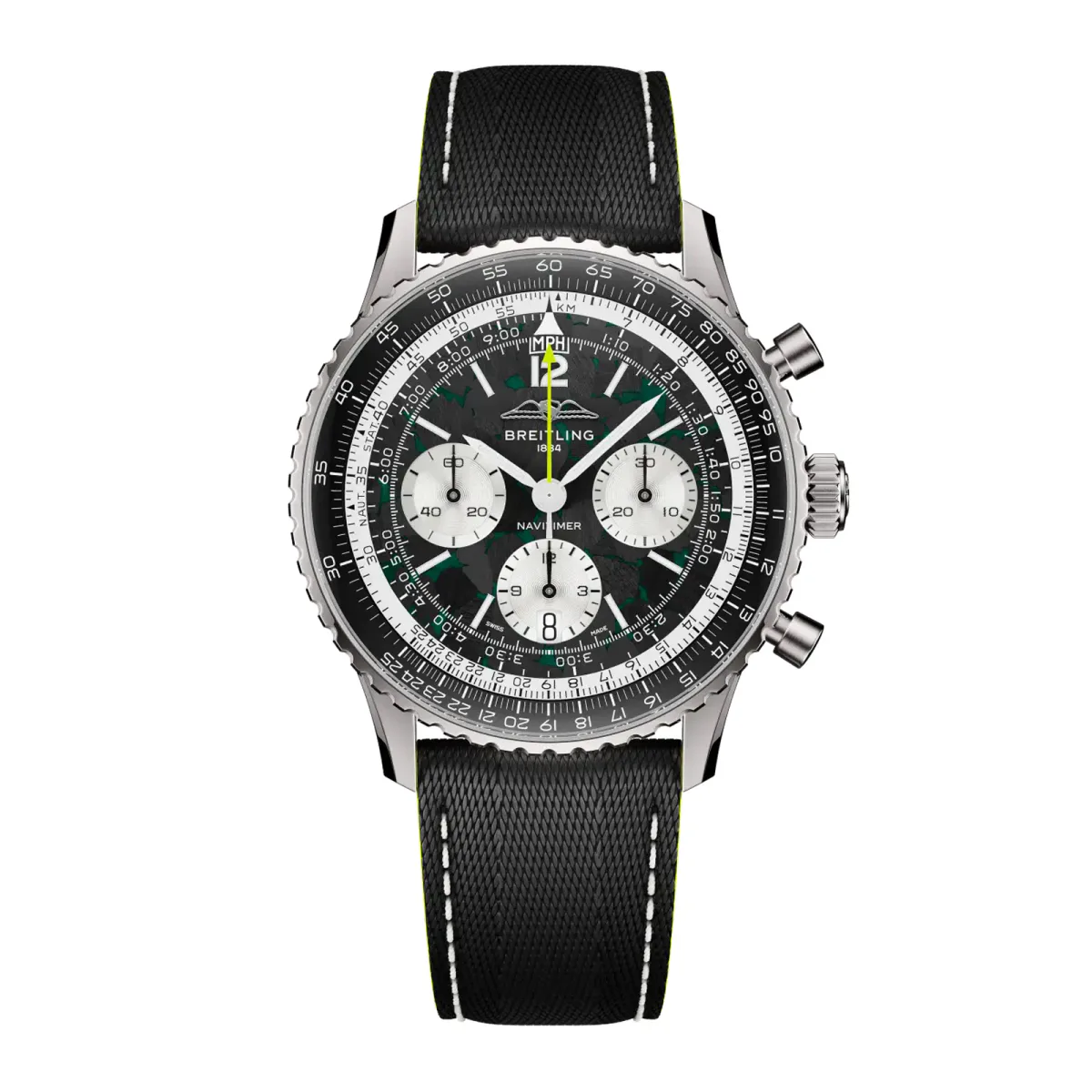 Breitling Navitimer B01 Chronograph Aston Martin Aramco Formula One Team 43mm Mens Watch Black