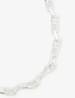 COMMONLINES Marina Chain Diamond-Cut Sterling-Silver Necklace detail 3