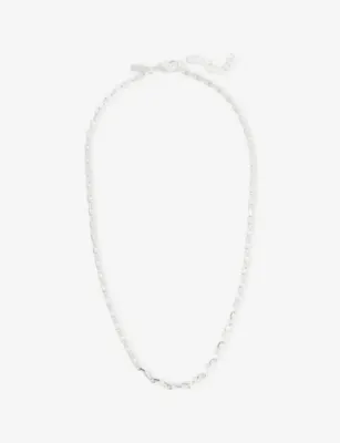 COMMONLINES Marina Chain Diamond-Cut Sterling-Silver Necklace