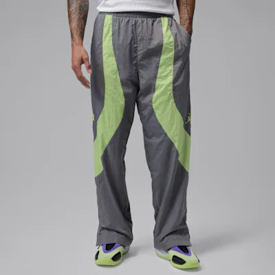 Jordan Sport Quai 54 Men's Trousers - Gunsmoke/Key Lime/Key Lime