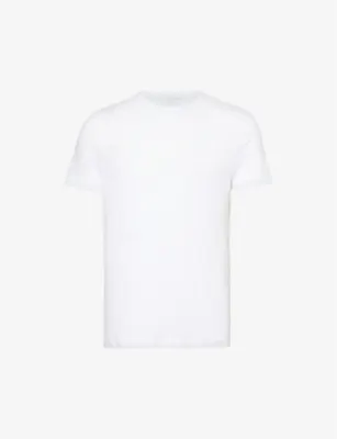 DEREK ROSE Jordan short-sleeved linen T-shirt