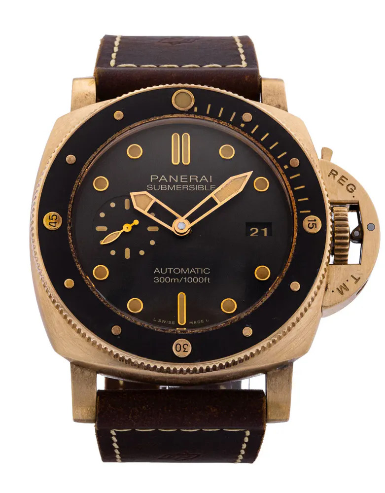 Panerai Submersible PAM00968 — 2019 — Very good in Brown – Pre-owned watches