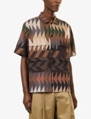 SACAI x A.P.C Quilts Cotton Shirt detail 3