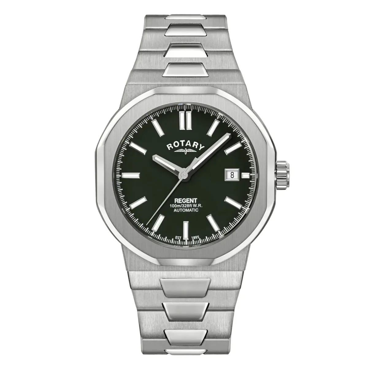 Rotary Regent 40mm Mens Watch Green